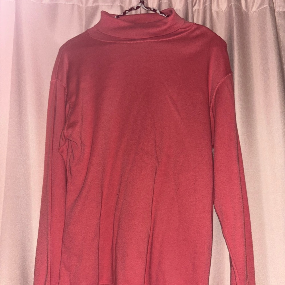 Hot Pink Vintage Turtleneck